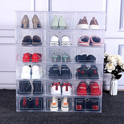3 x Transparente Schuhe Aufbewahrungsbox