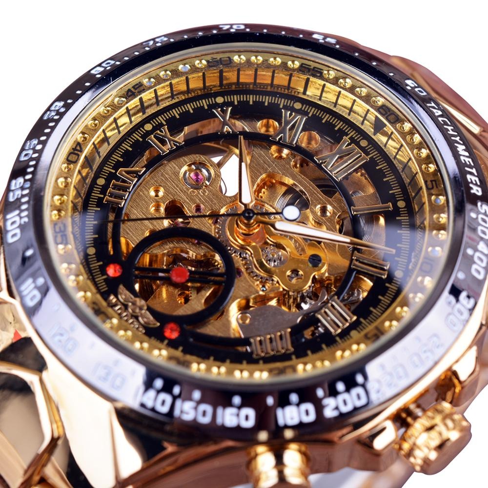 WINNER GMT886-1 Automatik Herren Skelettuhr Hardlex