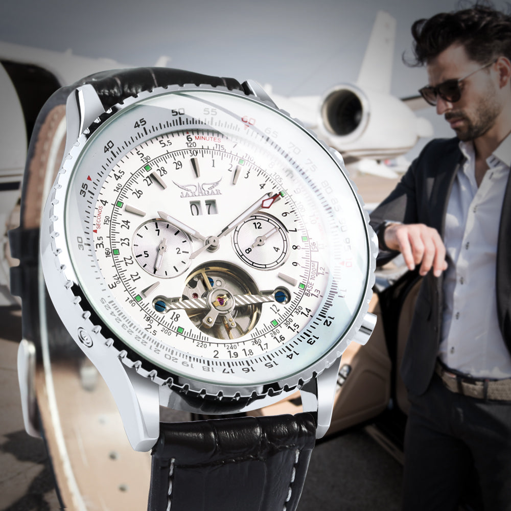 JARAGAR 030G Herren Automatik Tourbillon