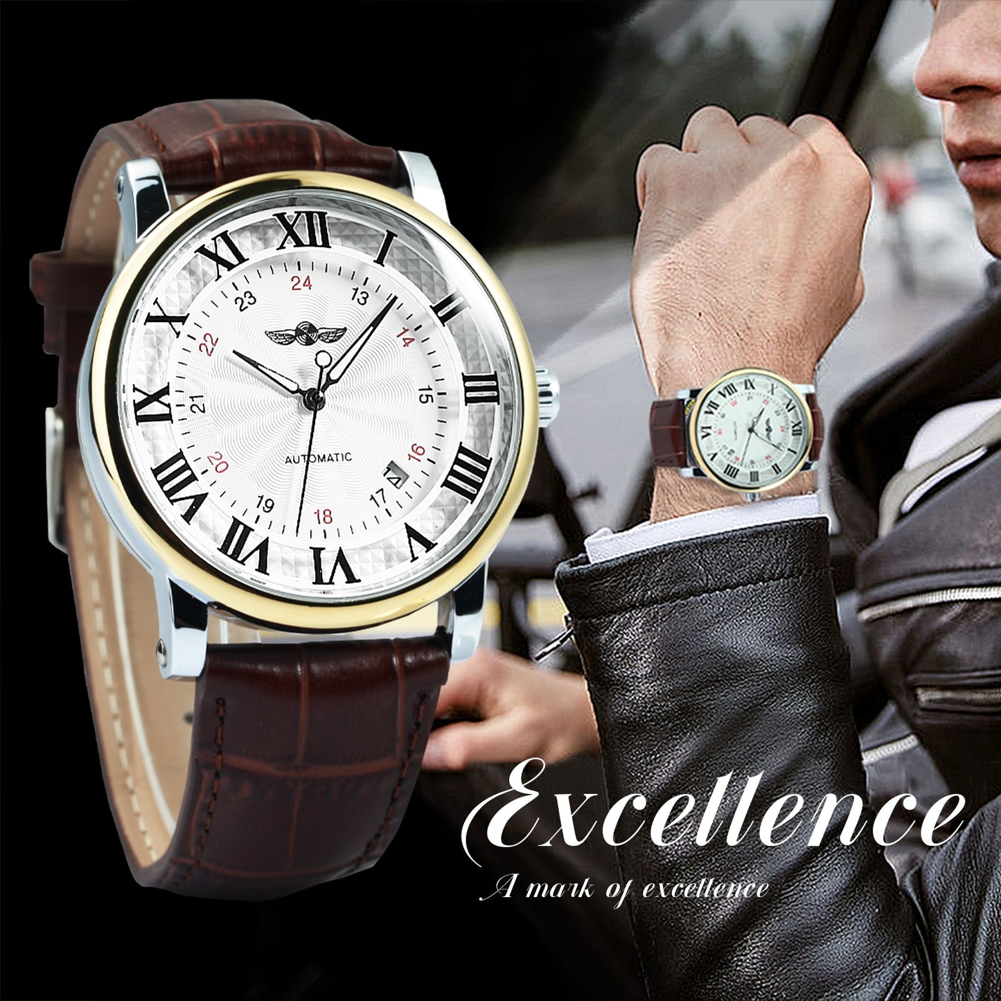 WINNER 136 Herren Automatik Uhr