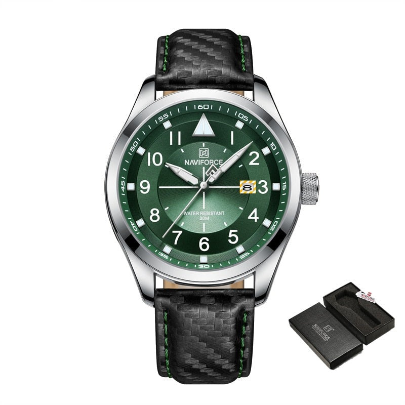 NAVIFORCE NF8022 Herren Analoguhr 3BAR Hardlex