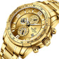 NAVIFORCE NF8020S Herren Multifunktion Chronograph 3BAR Hardlex
