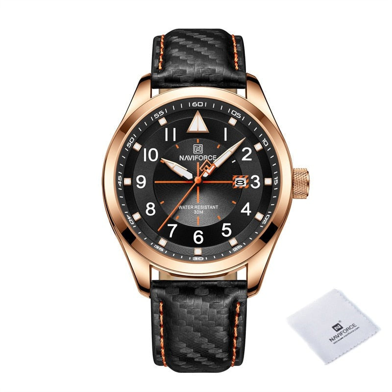 NAVIFORCE NF8022 Herren Analoguhr 3BAR Hardlex