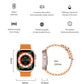HANTOPER Ultra Max Herren Sport Smartwatch IWO Serie 8 2.2 Zoll Touchscreen IP68 Wasserdicht GPS Route Track