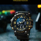 SMAEL SL-8049 Herren Sport-Chronograph 5ATM Dualanzeige