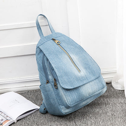 Annmouler Damen Jeans Rucksack