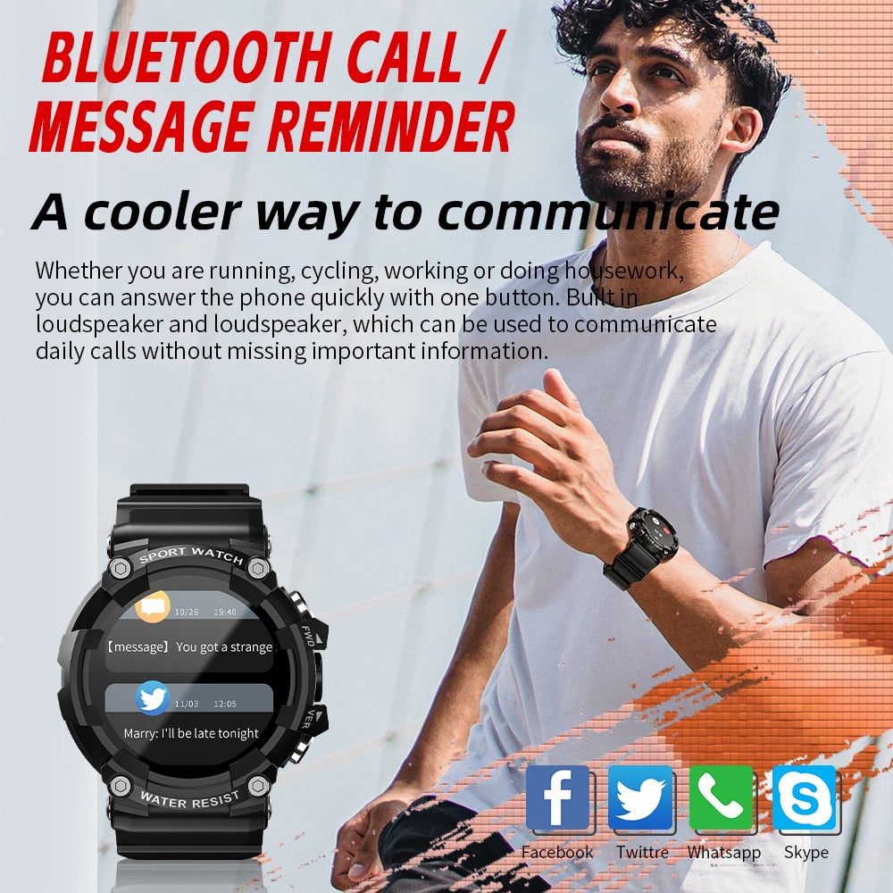 LOKMAT ATTACK 3 Sport Smart Watch Touchscreen Bluetooth IP68