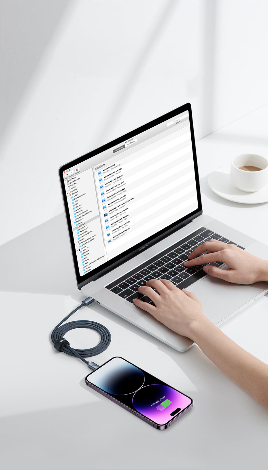 Baseus USB Typ C PD 20W Ladekabel für Apple Geräte