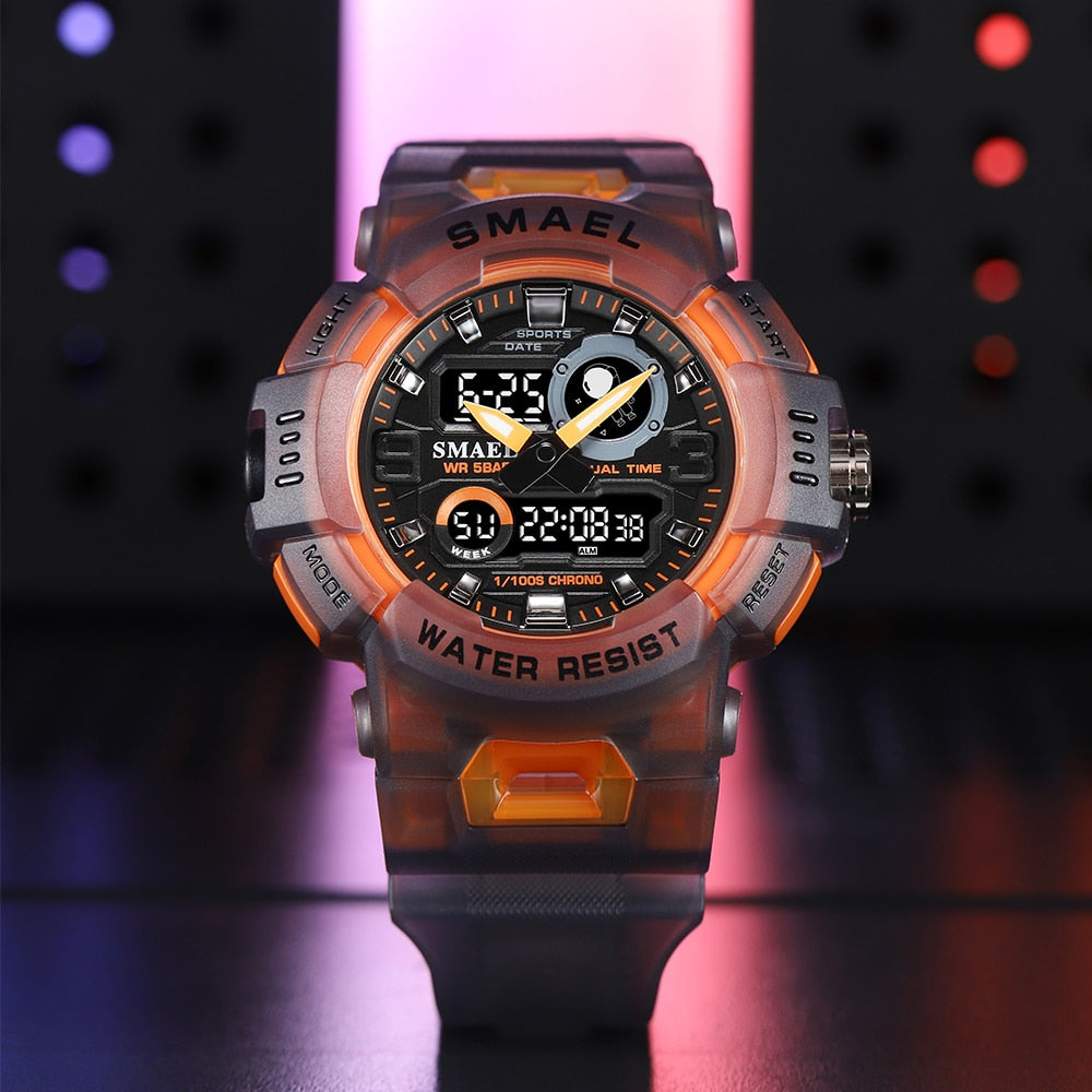 SMAEL SL-8063 Herren Sport-Uhr 5ATM Dualanzeige