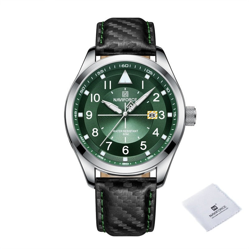 NAVIFORCE NF8022 Herren Analoguhr 3BAR Hardlex