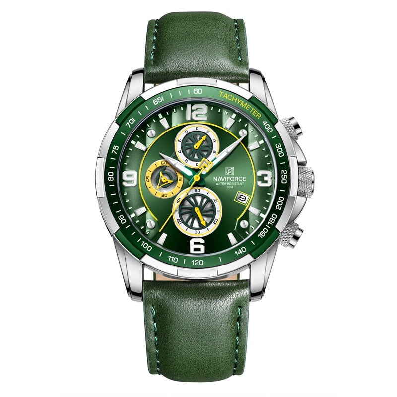 NAVIFORCE NF8020L Herren Multifunktion Chronograph 3BAR
