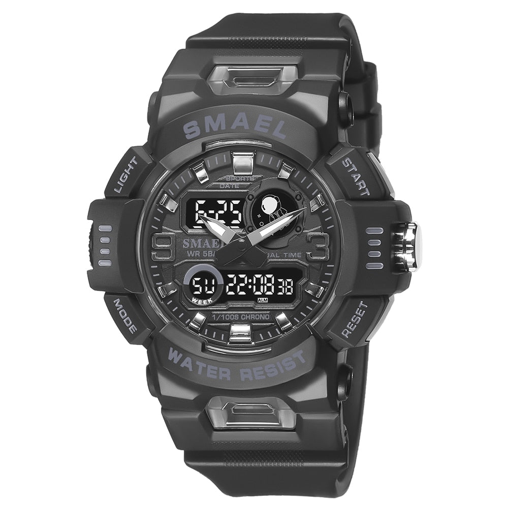 SMAEL SL-8063 Herren Sport-Uhr 5ATM Dualanzeige