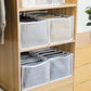 Platzsparendes Aufbewahrungsbox Kleidung Organizer waschbar und faltbar für Unterwäsche, T-Shirts, Krawatten, Hosen etc..