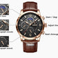 LIGE 9866 Herren Chronograph 3ATM Hardlex