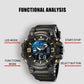 SMAEL SL-8049 Herren Sport-Chronograph 5ATM Dualanzeige