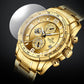 NAVIFORCE NF8020S Herren Multifunktion Chronograph 3BAR Hardlex