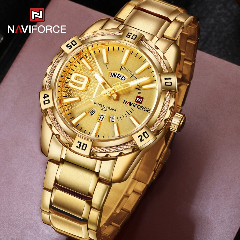 NAVIFORCE NF9117S Herren Quarzuhr 3BAR