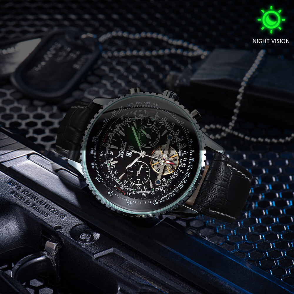 JARAGAR 030G Herren Automatik Tourbillon