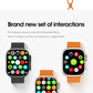 HANTOPER Ultra Max Herren Sport Smartwatch IWO Serie 8 2.2 Zoll Touchscreen IP68 Wasserdicht GPS Route Track