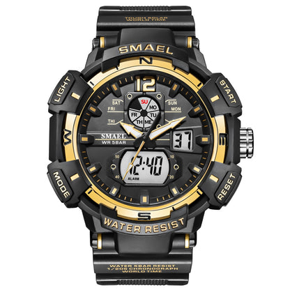 SMAEL SL-1376 Herren Sport-Uhr 3BAR Dualanzeige