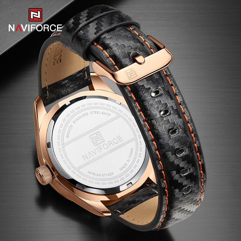 NAVIFORCE NF8022 Herren Analoguhr 3BAR Hardlex