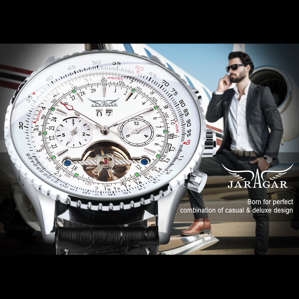 JARAGAR 030G Herren Automatik Tourbillon