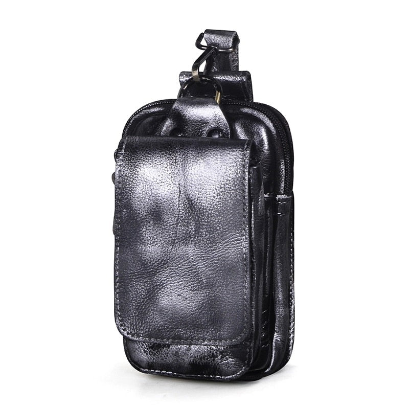Hüft-Gürteltasche aus echtem Rindsleder