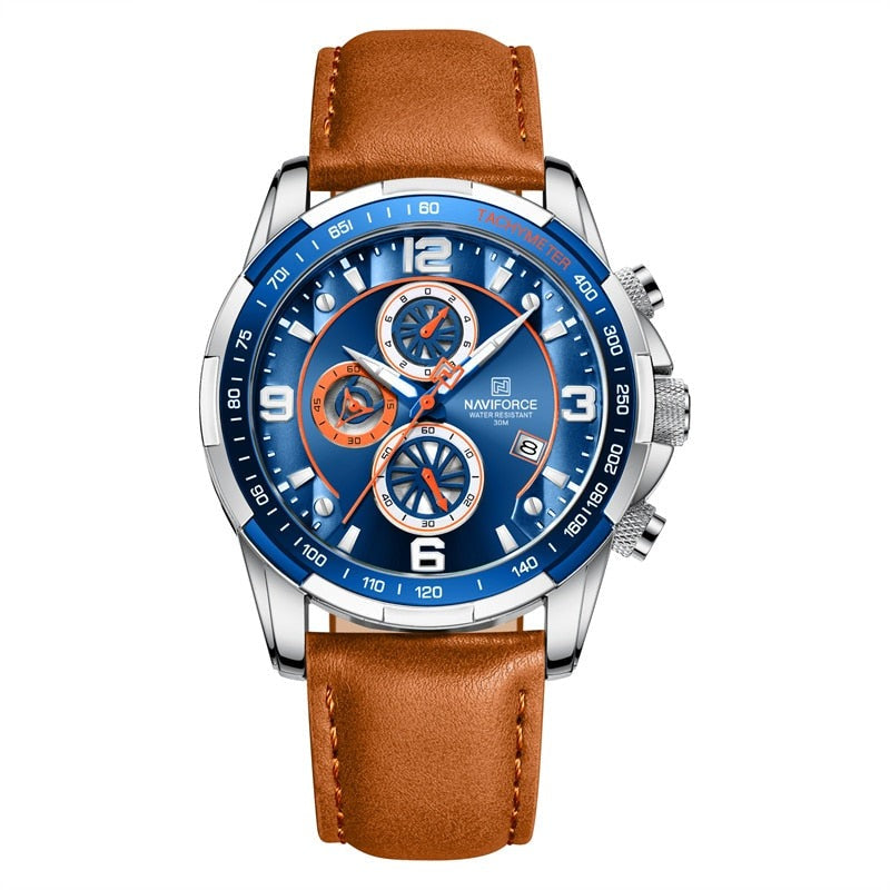 NAVIFORCE NF8020L Herren Multifunktion Chronograph 3BAR