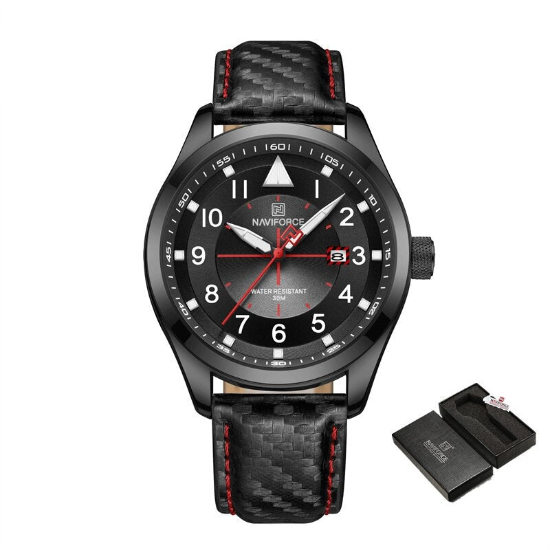 NAVIFORCE NF8022 Herren Analoguhr 3BAR Hardlex