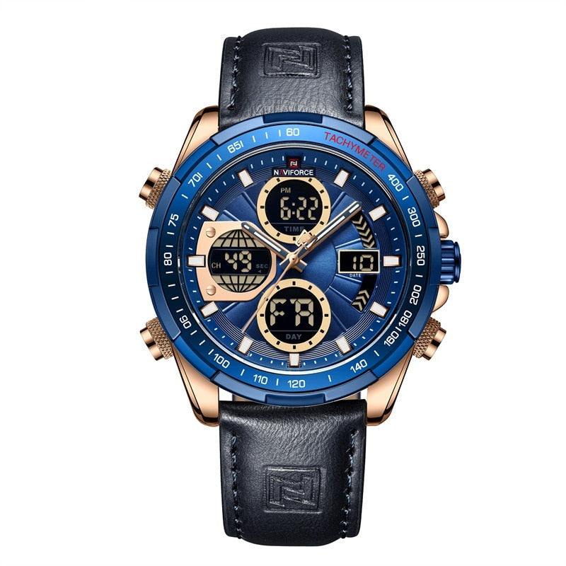 NAVIFORCE NF9197L Herren Militärchronograph 3BAR
