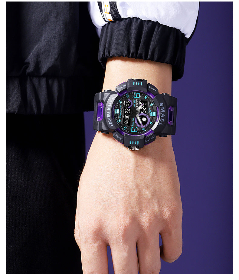 SMAEL SL-8063 Herren Sport-Uhr 5ATM Dualanzeige
