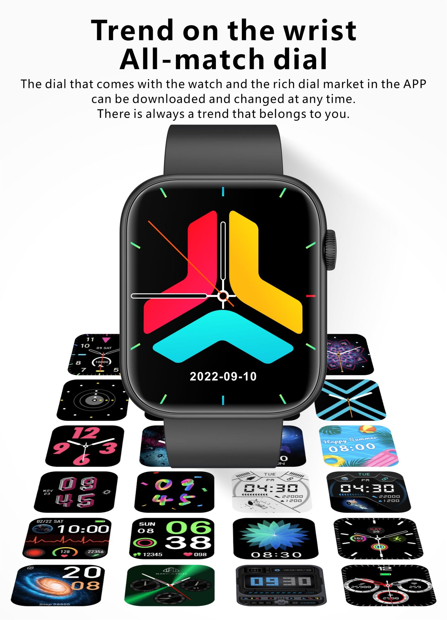 LIGE Sport Smartwatch IP67 Android + IOS