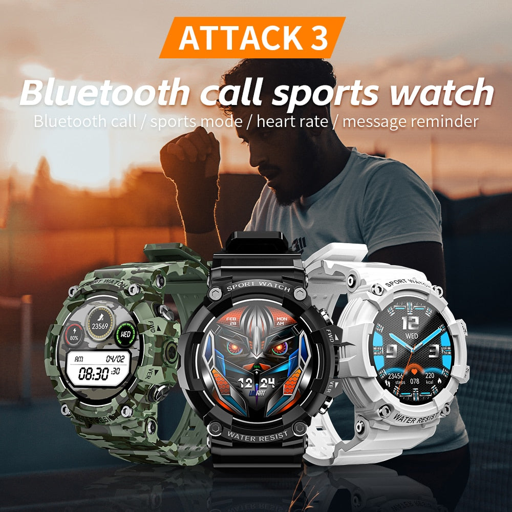 LOKMAT ATTACK 3 Sport Smart Watch Touchscreen Bluetooth IP68