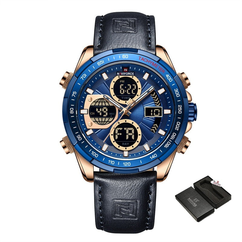NAVIFORCE NF9197L Herren Militärchronograph 3BAR