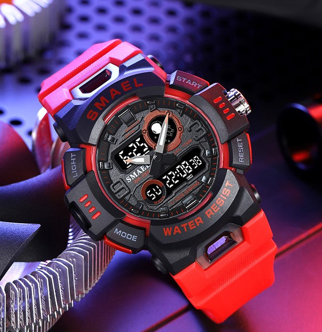 SMAEL SL-8063 Herren Sport-Uhr 5ATM Dualanzeige