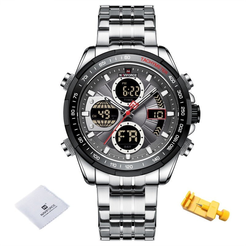 NAVIFORCE NF9197L Herren Militärchronograph 3BAR