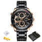 NAVIFORCE NF9197L Herren Militärchronograph 3BAR