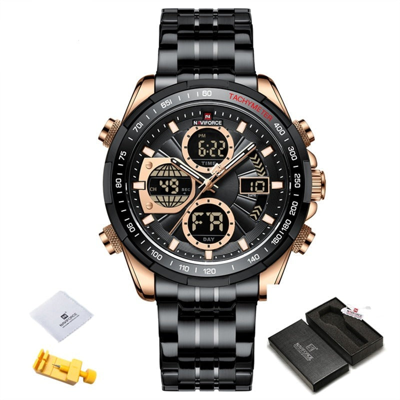NAVIFORCE NF9197L Herren Militärchronograph 3BAR
