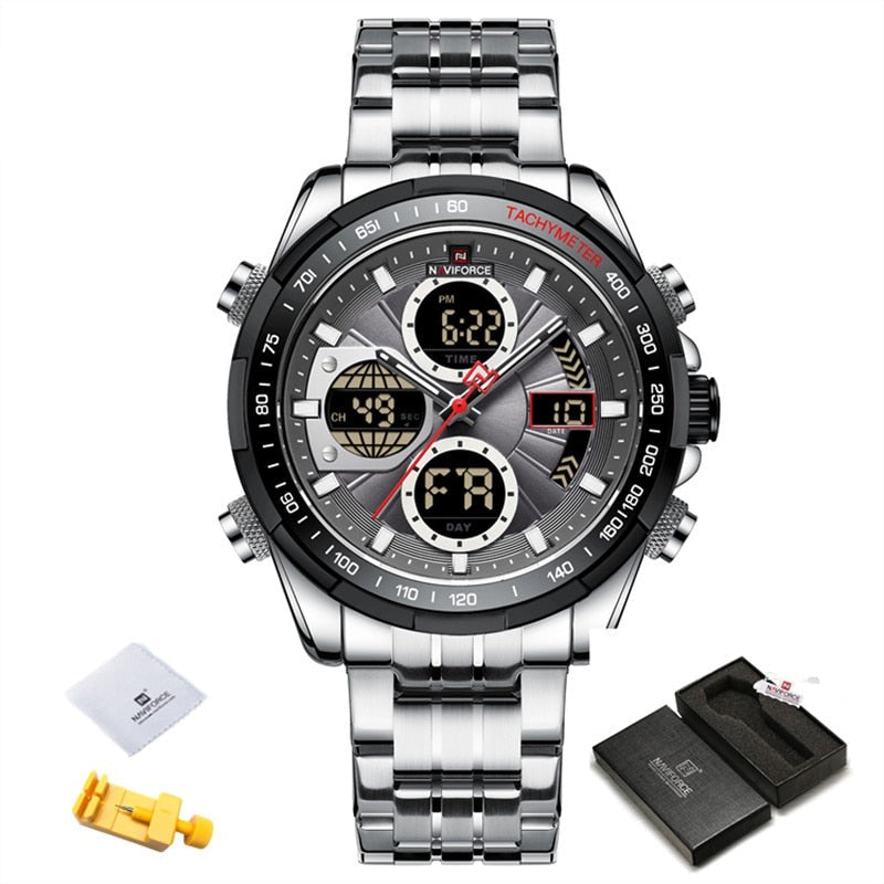 NAVIFORCE NF9197L Herren Militärchronograph 3BAR