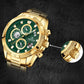 NAVIFORCE NF8021 Herren Chronograph 3BAR Hardlex