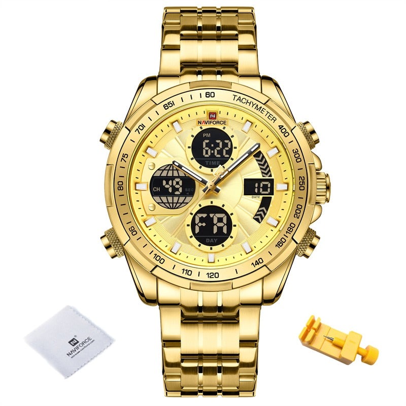 NAVIFORCE NF9197L Herren Militärchronograph 3BAR