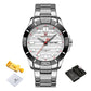 NAVIFORCE 9198 Herren Quarzuhr 3ATM Hardlex