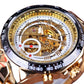 WINNER GMT886-1 Automatik Herren Skelettuhr Hardlex