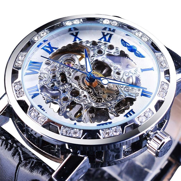 WINNER GMT1089-2 Automatik Herren Skelettuhr Glas