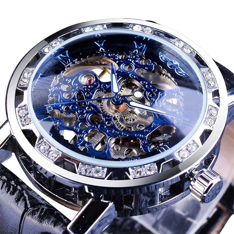 WINNER GMT1089-2 Automatik Herren Skelettuhr Glas