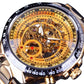 WINNER GMT886-1 Automatik Herren Skelettuhr Hardlex