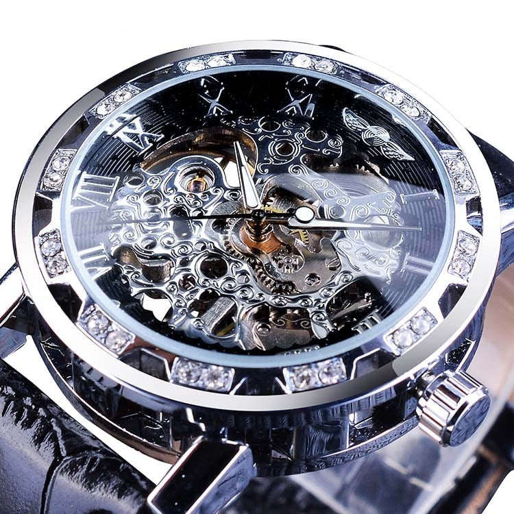 WINNER GMT1089-2 Automatik Herren Skelettuhr Glas
