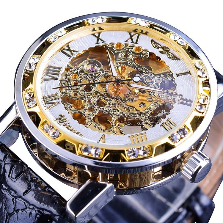 WINNER GMT1089-2 Automatik Herren Skelettuhr Glas