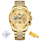 NAVIFORCE NF8021 Herren Chronograph 3BAR Hardlex