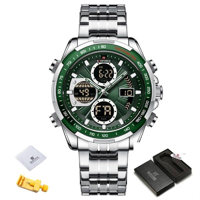 NAVIFORCE NF9197L Herren Militärchronograph 3BAR